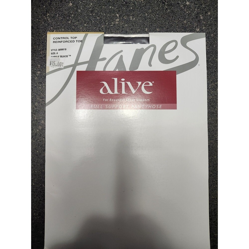 Assorted Lot Of 8, Hanes  Full Support Control Top Reinforced Toe Pantyhose ,...